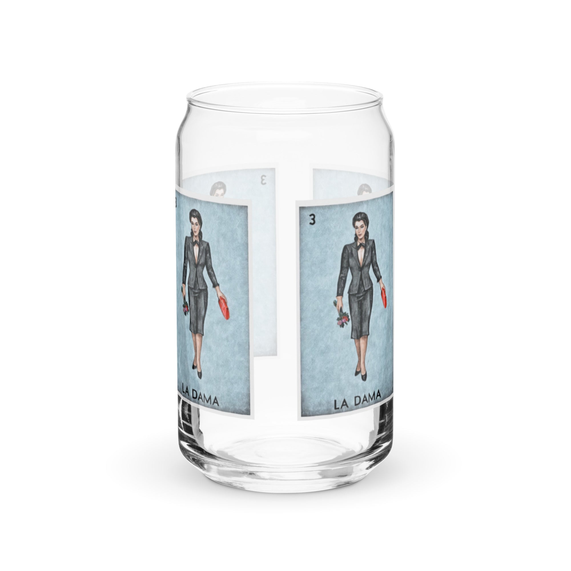 Can-shaped glass